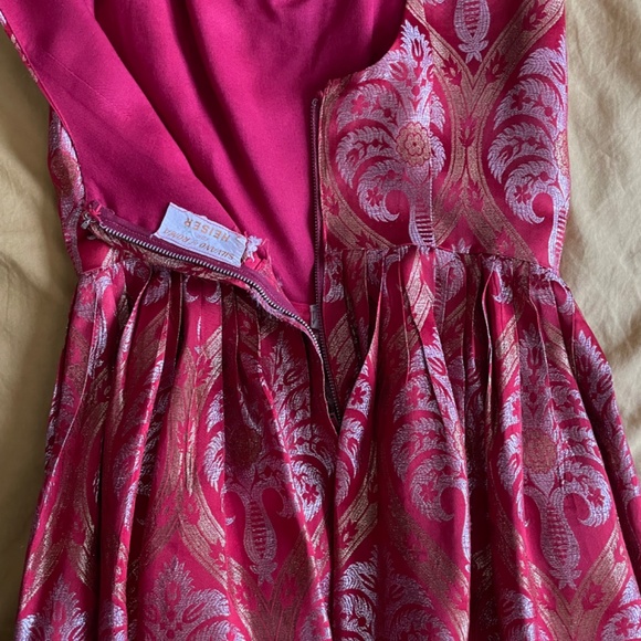 Vintage Silvano of Roma for Heiser Jacquard Dress - Picture 4 of 4